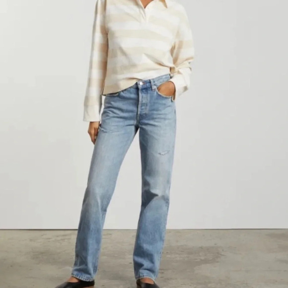 Everlane NEW The Everybody Unisex Broken In Organic Cotton Jeans Size E3 - Picture 1 of 10